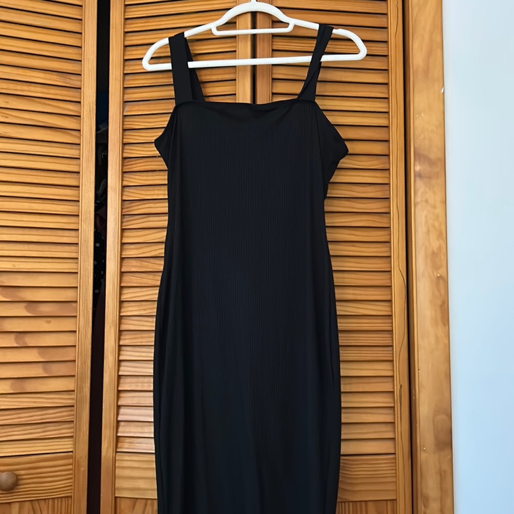 Little black midi dress